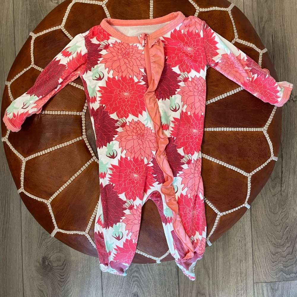 Kickee Pants Floral Zip
